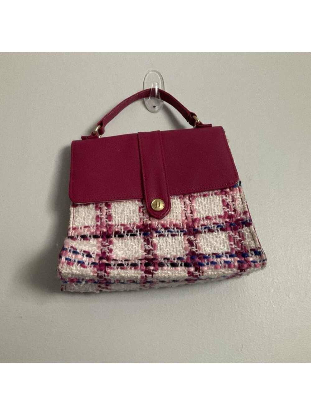 Janie And Jack Juno Valentine Pink White Belt Bag Fuchsia